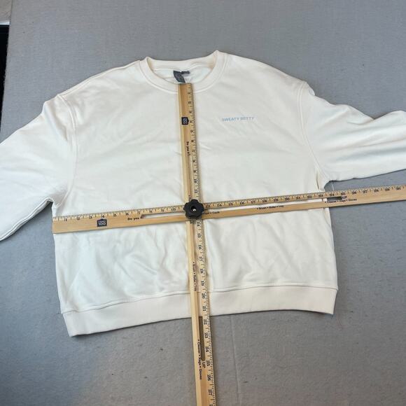 Sweaty Betty Revive Womens Sz 10-14 Crewneck Sweatshirt Cotton Blend - Picture 10 of 12